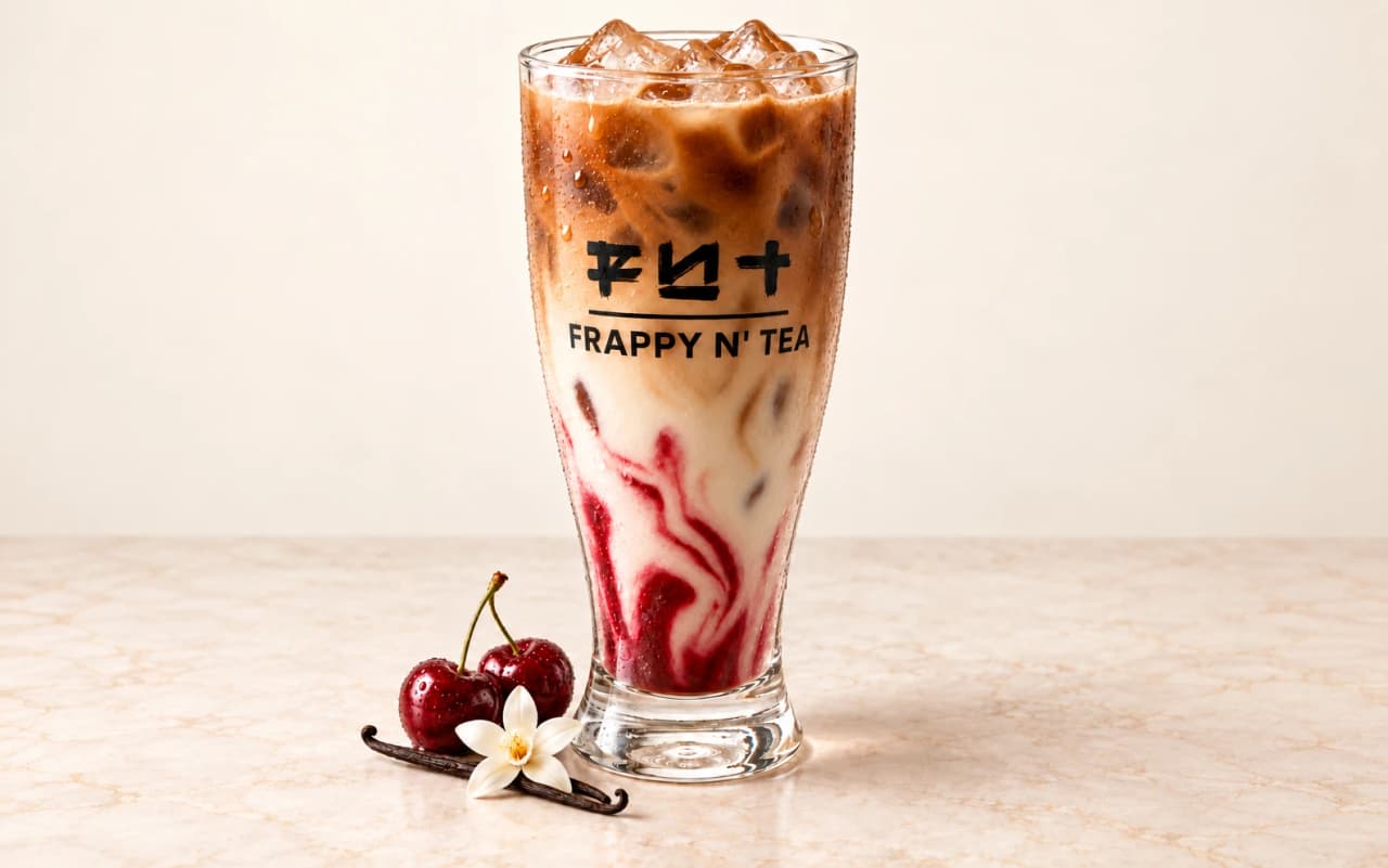 Cherry Vanilla Iced Latte