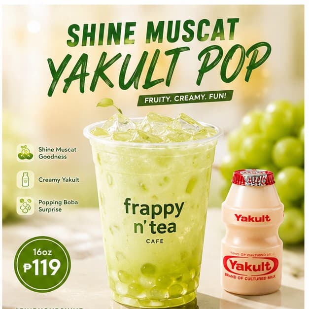 Muscat Yakult Fizz