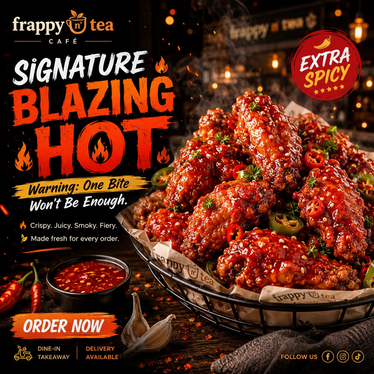 Signature Blazing Hot Wings